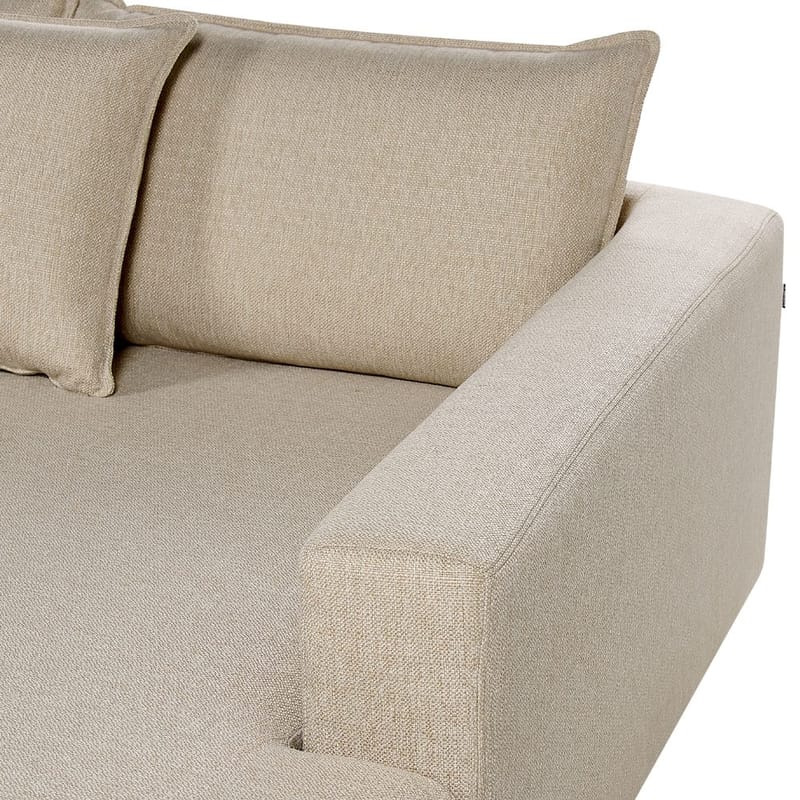 U-formet sofa Lilviken - Beige, svart - Møbler - Sofaer - Hjørnesofaer
