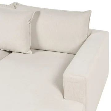 U-formet sofa Lilviken - Lys beige, svart - Møbler - Sofaer - U-sofa