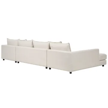 U-formet sofa Lilviken - Lys beige, svart - Møbler - Sofaer - U-sofa