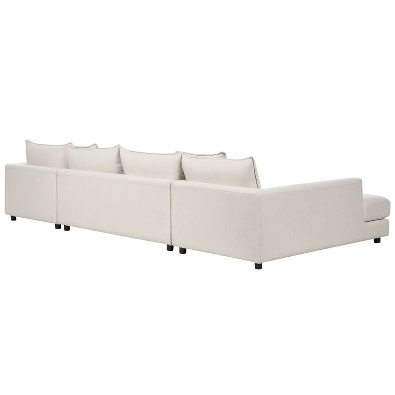 U-formet sofa Lilviken - Lys beige, svart - Møbler - Sofaer - Hjørnesofaer