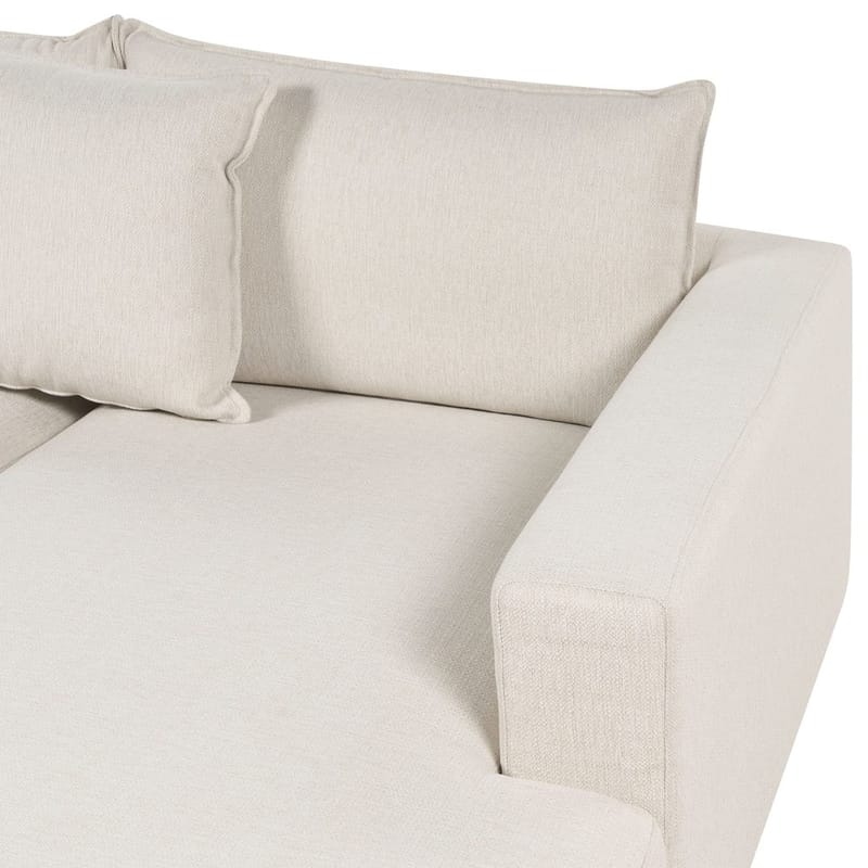 U-formet sofa Lilviken - Lys beige, svart - Møbler - Sofaer - Hjørnesofaer