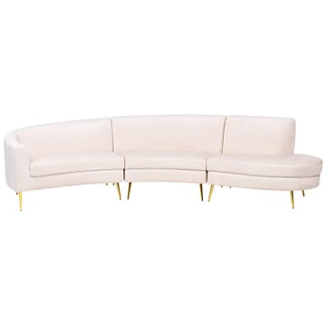 U-formet sofa Moss - Beige, Gull - Møbler - Sofaer - 4 seter sofa