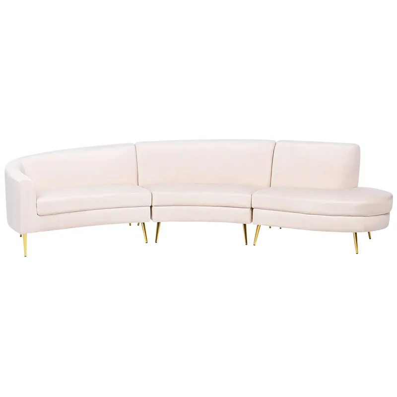 U-formet sofa Moss, Beige, Gull