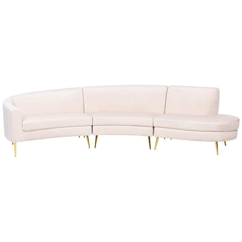 U-formet sofa Moss, Beige, Gull