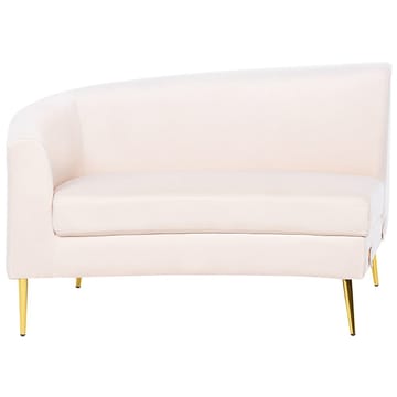 U-formet sofa Moss - Beige, Gull - Møbler - Sofaer - Fløyelssofaer