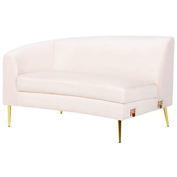 U-formet sofa Moss - Beige, Gull - Møbler - Sofaer - Fløyelssofaer