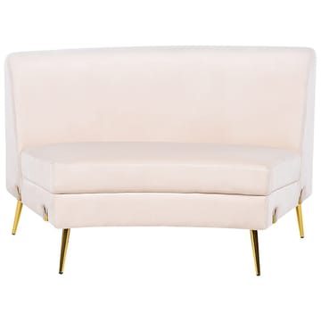 U-formet sofa Moss - Beige, Gull - Møbler - Sofaer - Fløyelssofaer