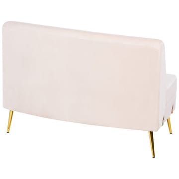 U-formet sofa Moss - Beige, Gull - Møbler - Sofaer - Fløyelssofaer