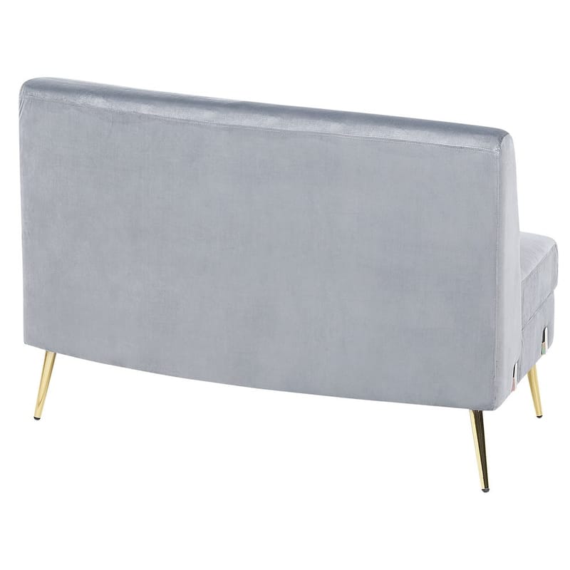 U-formet sofa Moss - Grå, Gull - Møbler - Sofaer - Fløyelssofaer