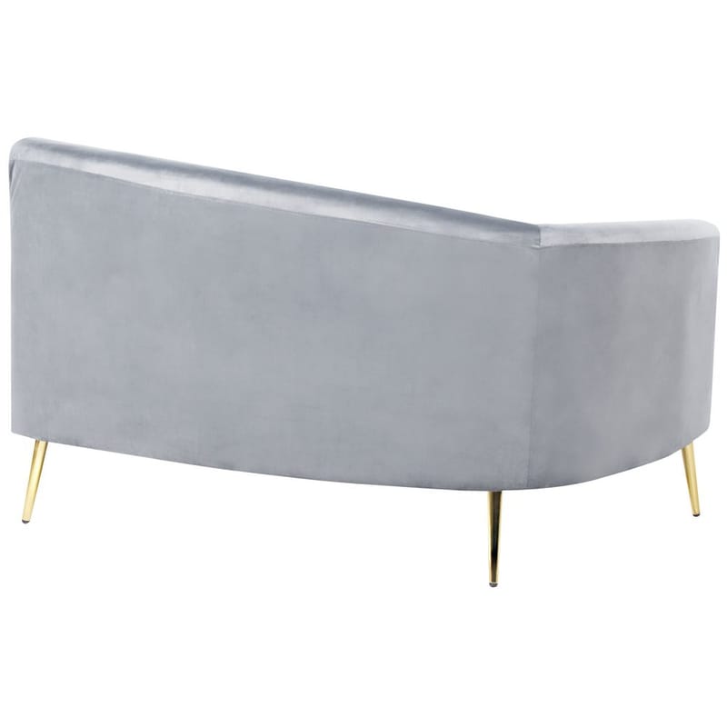 U-formet sofa Moss - Grå, Gull - Møbler - Sofaer - Fløyelssofaer