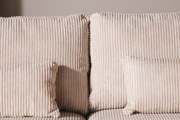 Copenhagen 5-seters Høyrevendt U-formet Large Sofa med Divan og Sjeselong i Manchester - Beige - Møbler - Sofaer - U-sofa