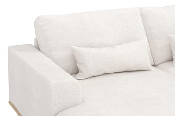 Copenhagen 5-seters Høyrevendt U-formet Sofa med Divan og Sjeselong i Bouclé - Hvit - Møbler - Sofaer - U-sofa