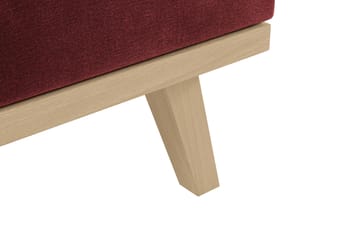 Copenhagen 5-seters Høyrevendt U-formet Sofa med Divan og Sjeselong i Fløyel - Lilla - Møbler - Sofaer - U-sofa