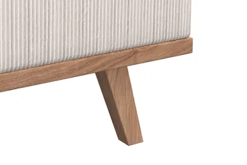 Copenhagen 5-seters Høyrevendt U-formet Sofa med Divan og Sjeselong i Manchester - Beige - Møbler - Sofaer - U-sofa