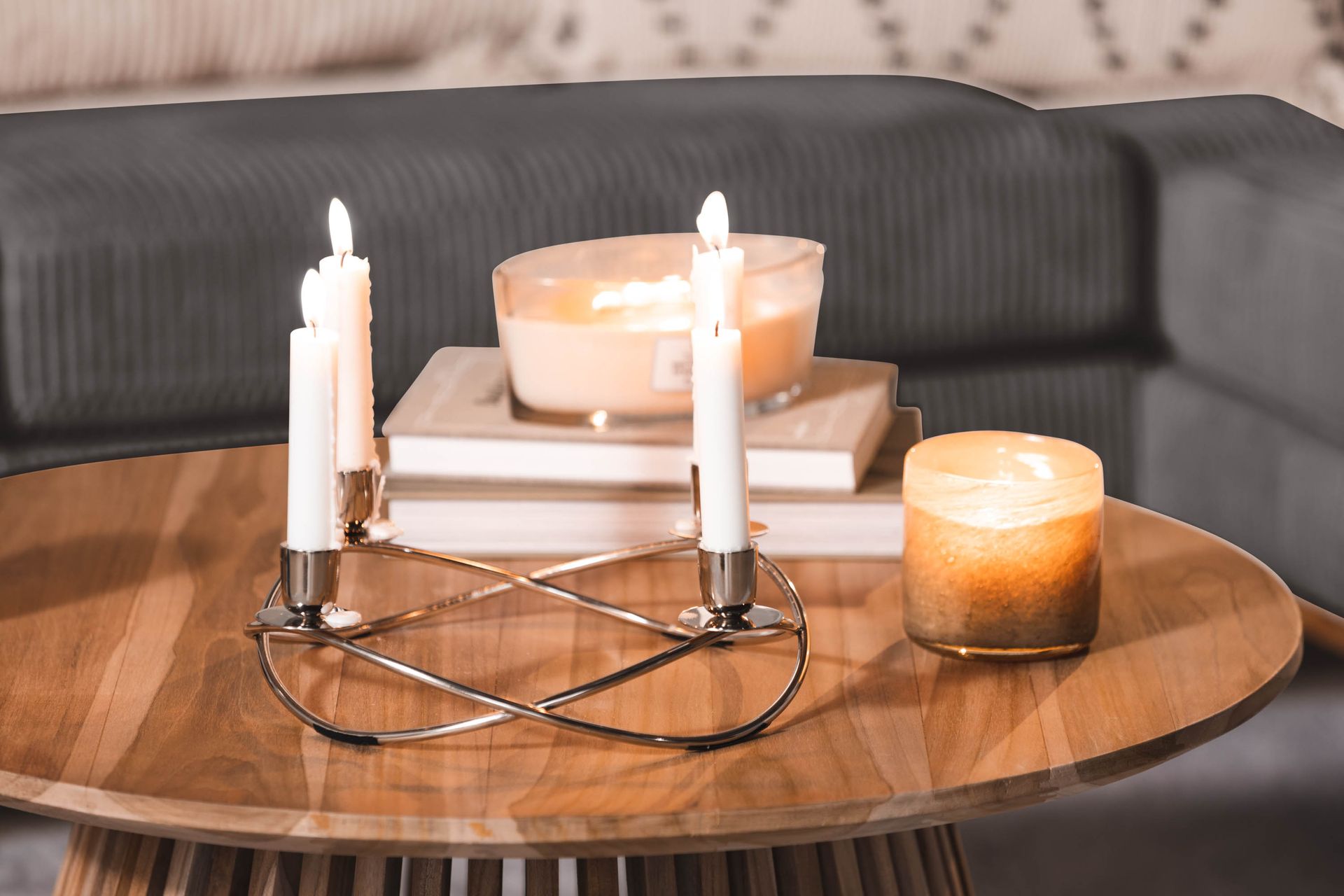 Copenhagen 5-seters Høyrevendt U-formet Sofa med Divan og Sjeselong i Manchester - Mørk grå - Møbler - Sofaer - U-sofa