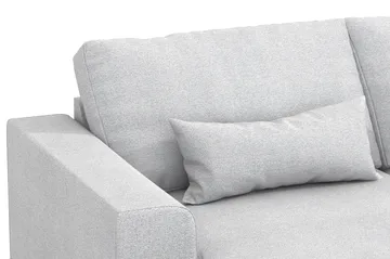 Copenhagen 5-seters Høyrevendt U-formet Sofa med Divan og Sjeselong i Stoff - Lys grå - Møbler - Sofaer - U-sofa