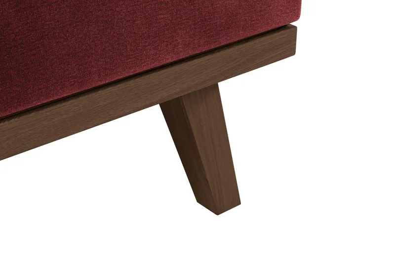 Copenhagen 5-seters Venstrevendt U-formet Sofa med Divan og Sjeselong i Fløyel - Lilla - Møbler - Sofaer - U-sofa