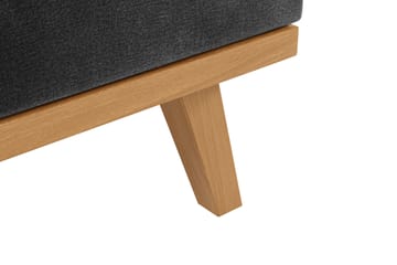 Copenhagen 5-seters Venstrevendt U-formet Sofa med Divan og Sjeselong i Fløyel - Mørk grå - Møbler - Sofaer - U-sofa