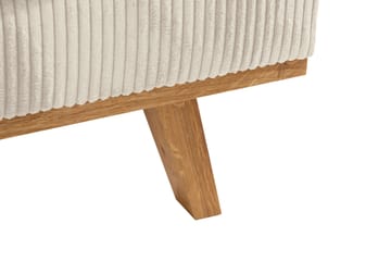 Copenhagen 5-seters Venstrevendt U-formet Sofa med Divan og Sjeselong i Manchester - Beige - Møbler - Sofaer - U-sofa