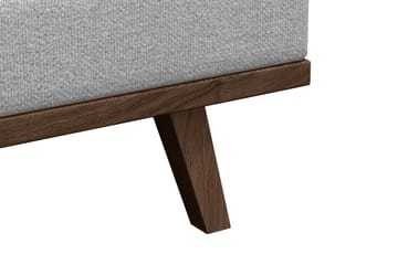 Copenhagen 5-seters Venstrevendt U-formet Sofa med Divan og Sjeselong i Stoff - Lys grå - Møbler - Sofaer - U-sofa