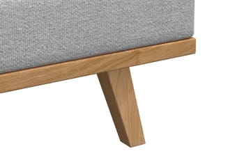 Copenhagen 5-seters Venstrevendt U-formet Sofa med Divan og Sjeselong i Stoff - Lys grå - Møbler - Sofaer - U-sofa
