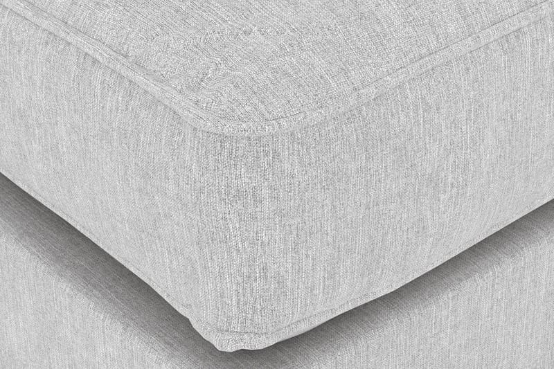 Copenhagen 5-seters Venstrevendt U-formet Sofa med Sjeselong og Divan i Stoff - Grå - Møbler - Sofaer - U-sofa