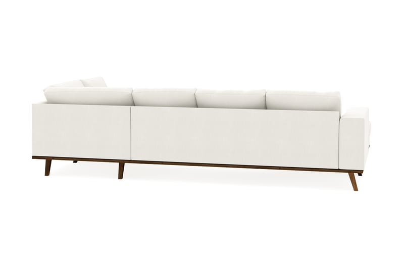 Copenhagen Compact 4-seters Høyrevendt U-formet Large Sofa med Divan og Sjeselong i Stoff - Lys grå - Møbler - Sofaer - U-sofa