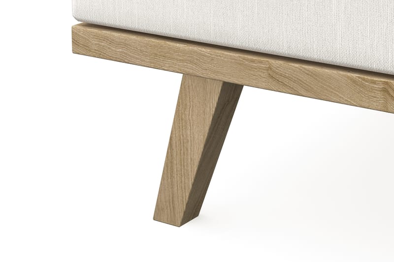 Copenhagen Compact 4-seters Venstrevendt U-formet Sofa med Divan og Sjeselong i Stoff - Lys grå - Møbler - Sofaer - U-sofa