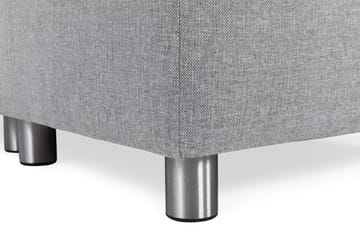 Crazy 4-seters Høyrevendt U-formet Large Sofa med Divan og Sjeselong i Stoff - Grå - Møbler - Sofaer - U-sofa