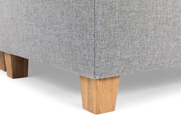 Crazy 4-seters Høyrevendt U-formet Large Sofa med Divan og Sjeselong i Stoff - Grå - Møbler - Sofaer - U-sofa