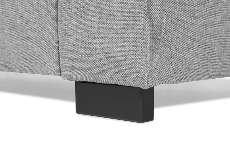 Crazy 4-seters Høyrevendt U-formet Large Sofa med Divan og Sjeselong i Stoff - Grå - Møbler - Sofaer - Sofaer med sjeselong - 4 seters sofa med divan