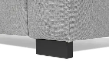 Crazy 4-seters Høyrevendt U-formet Large Sofa med Divan og Sjeselong i Stoff - Grå - Møbler - Sofaer - Sofaer med sjeselong - 4 seters sofa med divan