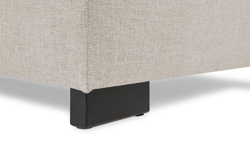 Crazy 4-seters Høyrevendt U-formet Small Sofa med Divan og Sjeselong i Stoff - Beige - Møbler - Sofaer - U-sofa