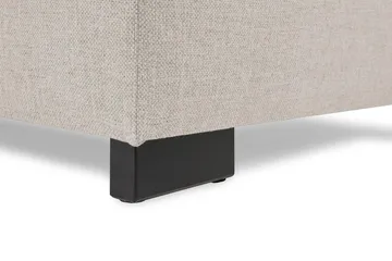 Crazy 4-seters Høyrevendt U-formet Small Sofa med Divan og Sjeselong i Stoff - Beige - Møbler - Sofaer - Sofaer med sjeselong - 4 seters sofa med divan