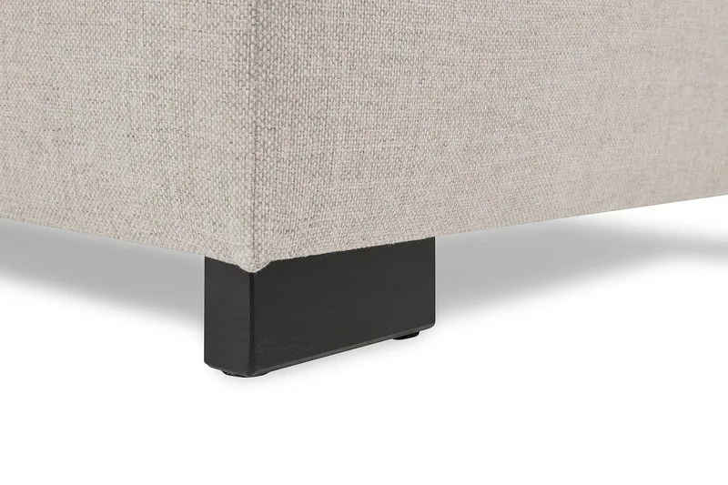 Crazy 4-seters Høyrevendt U-formet Small Sofa med Divan og Sjeselong i Stoff - Beige - Møbler - Sofaer - Sofaer med sjeselong - 4 seters sofa med divan