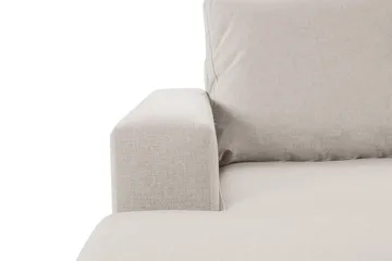Crazy 4-seters Høyrevendt U-formet Small Sofa med Divan og Sjeselong i Stoff - Beige - Møbler - Sofaer - Sofaer med sjeselong - 4 seters sofa med divan
