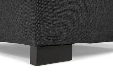 Crazy 4-seters Høyrevendt U-formet Small Sofa med Divan og Sjeselong i Stoff inkl. Pynteputer - Mørk grå - Møbler - Sofaer - U-sofa