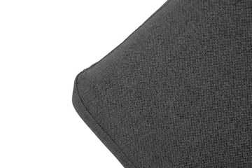 Crazy 4-seters Høyrevendt U-formet Small Sofa med Divan og Sjeselong i Stoff inkl. Pynteputer - Mørk grå - Møbler - Sofaer - U-sofa