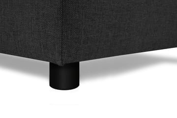 Crazy 4-seters U-formet Sofa med Dobbeldivan i Stoff - Antrasitt - Møbler - Sofaer - U-sofa