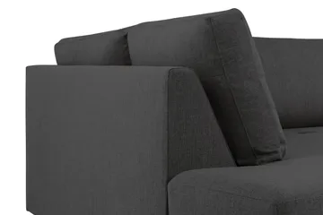 Crazy 4-seters Venstrevendt U-formet Large Sofa med Divan og Sjeselong i Stoff - Antrasitt - Møbler - Sofaer - Sofaer med sjeselong - 4 seters sofa med divan