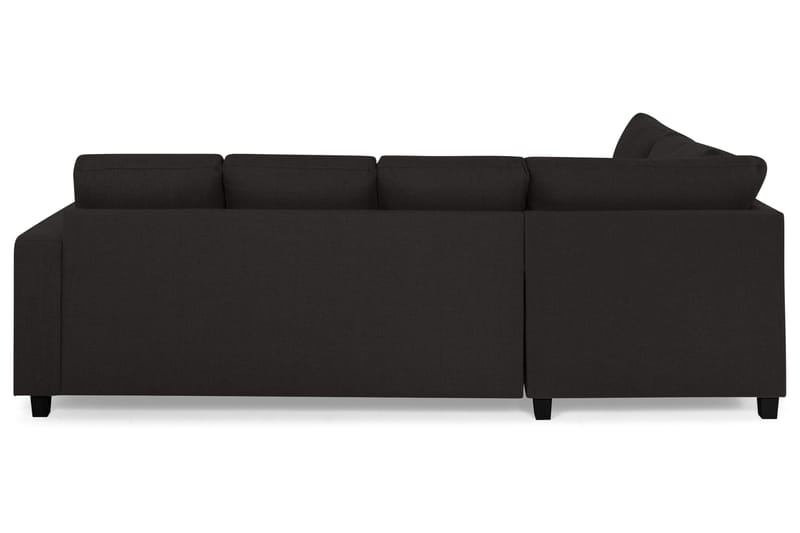 Crazy 4-seters Venstrevendt U-formet Large Sofa med Divan og Sjeselong i Stoff - Antrasitt - Møbler - Sofaer - Sofaer med sjeselong - 4 seters sofa med divan