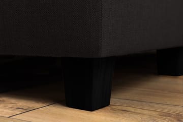 Crazy 4-seters Venstrevendt U-formet Large Sofa med Divan og Sjeselong i Stoff - Antrasitt - Møbler - Sofaer - Sofaer med sjeselong - 4 seters sofa med divan