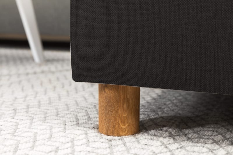 Crazy 4-seters Venstrevendt U-formet Large Sofa med Divan og Sjeselong i Stoff - Antrasitt - Møbler - Sofaer - Sofaer med sjeselong - 4 seters sofa med divan