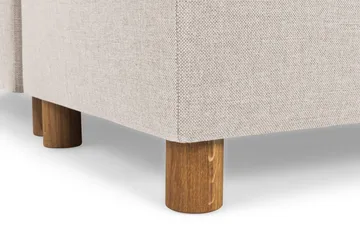 Crazy 4-seters Venstrevendt U-formet Large Sofa med Divan og Sjeselong i Stoff - Beige - Møbler - Sofaer - Sofaer med sjeselong - 4 seters sofa med divan