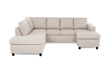 Runde svarte ben Crazy - Beige