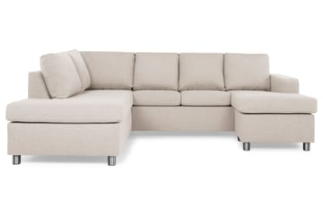 Runde metallben - Beige