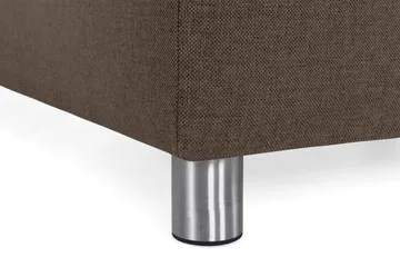 Crazy 4-seters Venstrevendt U-formet Large Sofa med Divan og Sjeselong i Stoff - Brun - Møbler - Sofaer - Sofaer med sjeselong - 3 seters sofa med divan