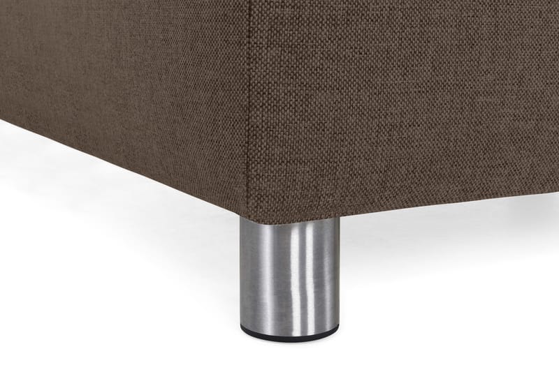 Crazy 4-seters Venstrevendt U-formet Large Sofa med Divan og Sjeselong i Stoff - Brun - Møbler - Sofaer - Sofaer med sjeselong - 3 seters sofa med divan