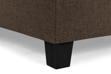 Crazy 4-seters Venstrevendt U-formet Large Sofa med Divan og Sjeselong i Stoff - Brun - Møbler - Sofaer - U-sofa