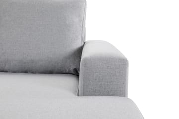Crazy 4-seters Venstrevendt U-formet Large Sofa med Divan og Sjeselong i Stoff - Grå - Møbler - Sofaer - U-sofa